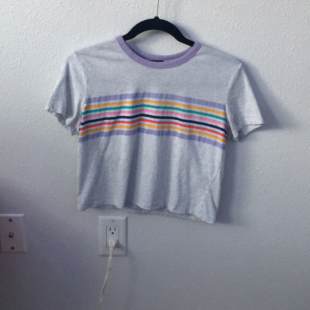 Colorful striped shirt
